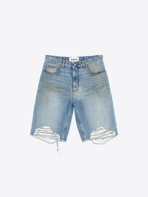 CRYSTAL FRAY JEAN SHORT