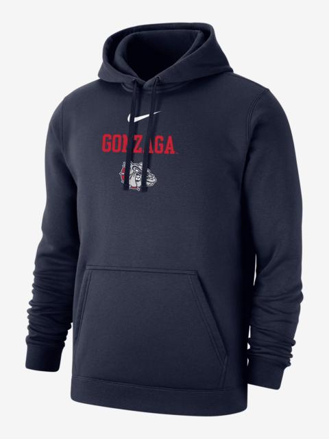 Gonzaga Club Fleece Nike Men's College Hoodie