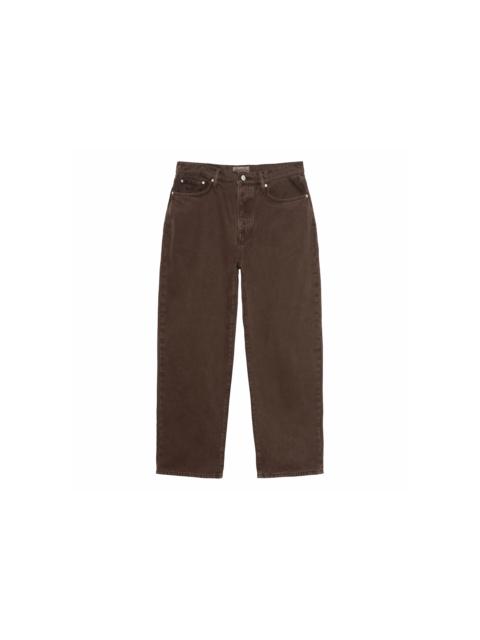 Stussy Big Ol' Washed Canvas Jean Brown