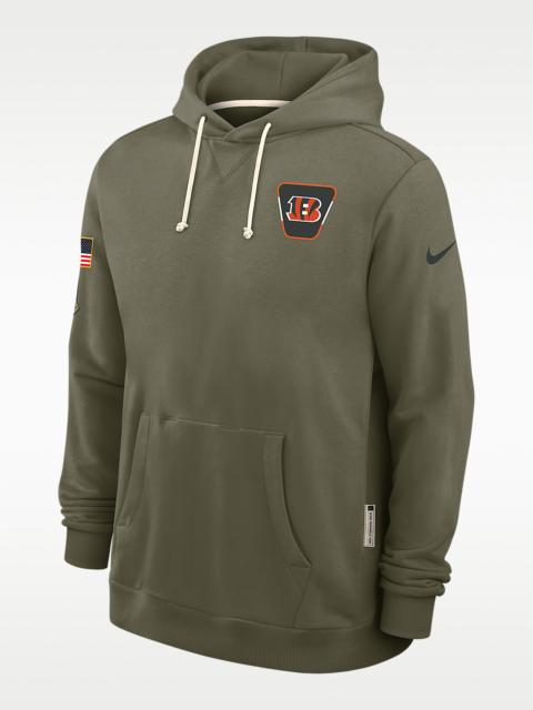 Cincinnati Bengals Salute to Service Sideline Dominant Force Men's Nike Dri-FIT NFL Pullover Hoodie