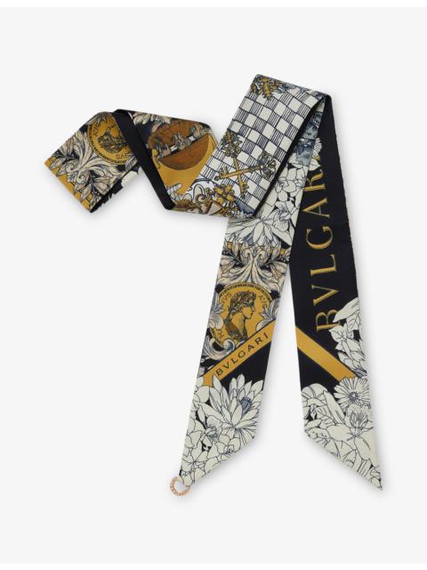 Heritage Alchemist Slim Silk Scarf