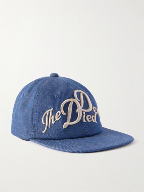 Logo-Embroidered Cotton-Twill Baseball Cap Blue