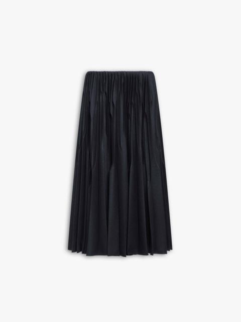 FLANNEL PLEATED SKIRT