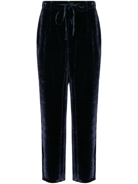 velvet trousers