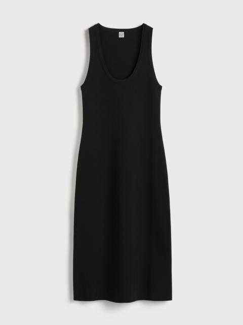 Short tank dress black