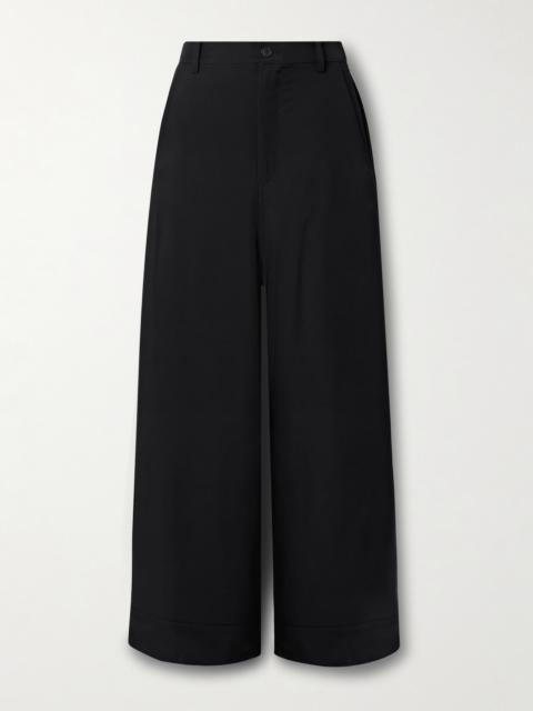 + Y-3 Twill Wide-leg Pants