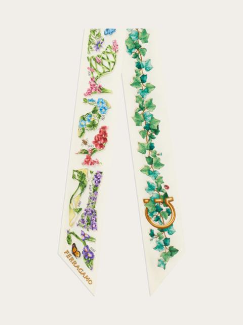 Eden shoes print silk mini bandeau
