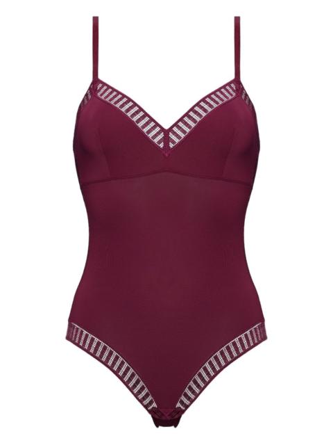 graphic-lace bodysuit