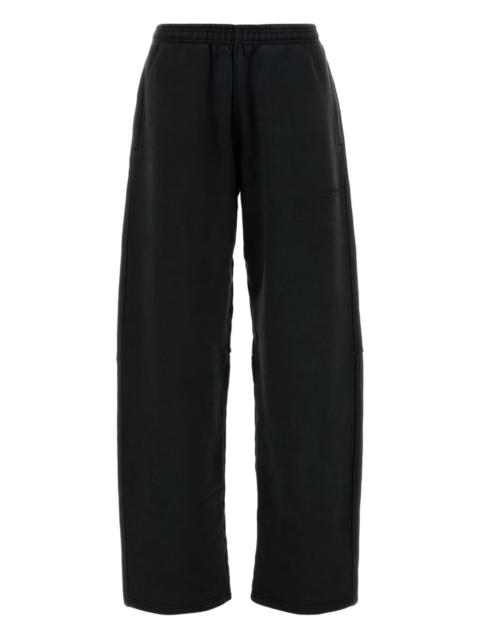 cotton elasticated-waist pants