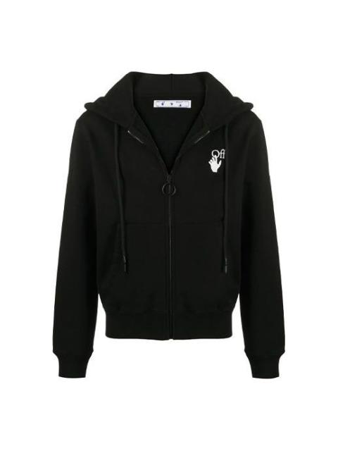 Off-White Painting Arrow Zipper Long Classic Black OMBE001F20FLE0031001