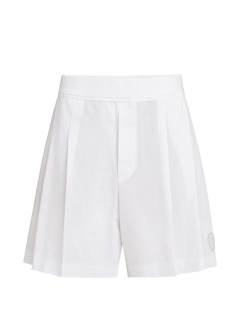 cotton piqué shorts