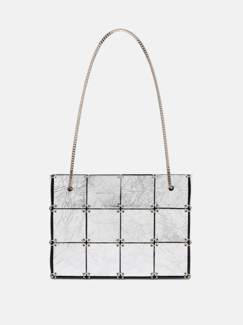 Emma Mini metallic leather tote bag