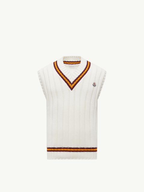 Wool & Cotton V-Neck Vest