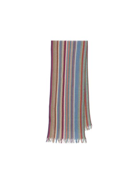 fringed scarf