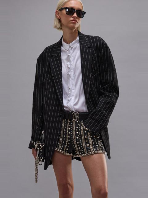 5-POCKET LEATHER SHORT