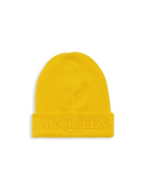 Embroidered Cashmere Beanie