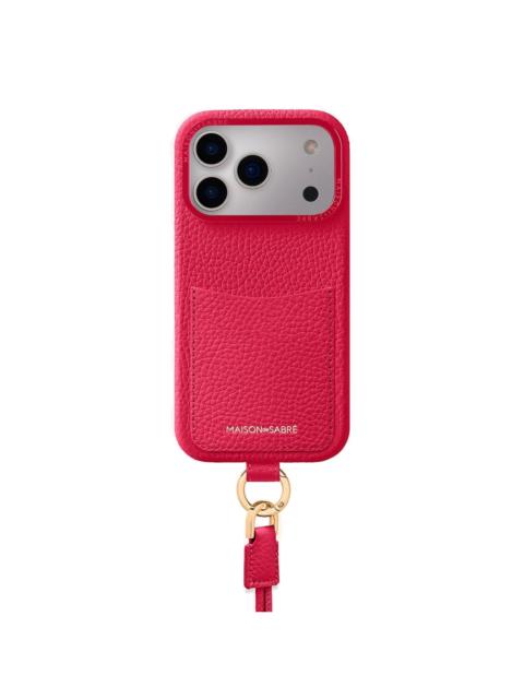 The Sling lanyard card-slot iPhone 17 pro max case