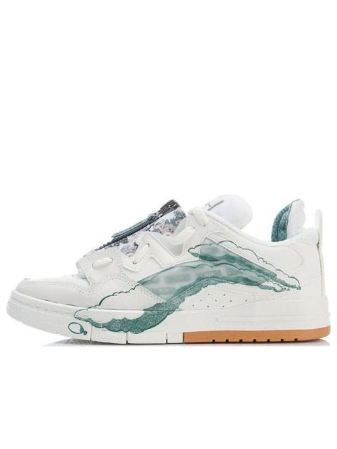 (WMNS) Li-Ning Wave Pro x OG_SLICK 'White Green Brown' AECR046-1