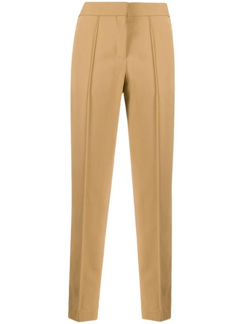 cropped tapered trousers