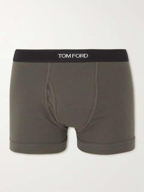 Stretch-Cotton Boxer Briefs