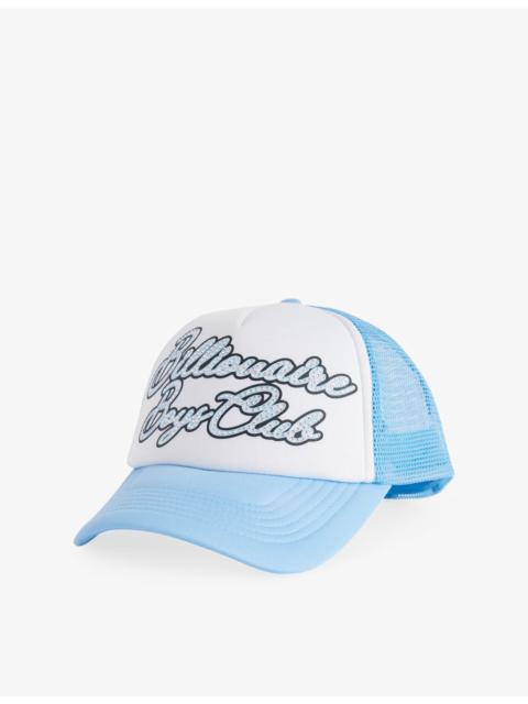 Diamond Script Woven Trucker Cap