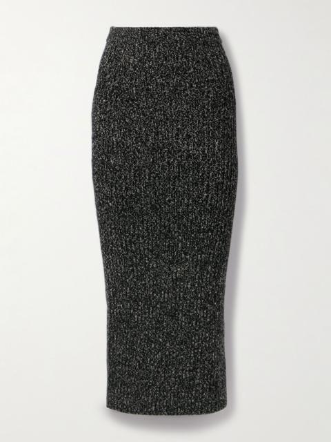 Rodano wool-blend midi skirt Gray