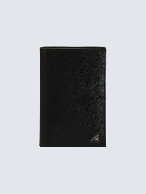 Billfold leather wallet with logo