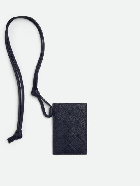 Intrecciato Badge Holder