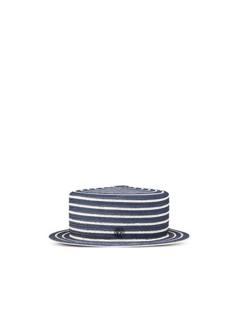 Augusta striped-design hat