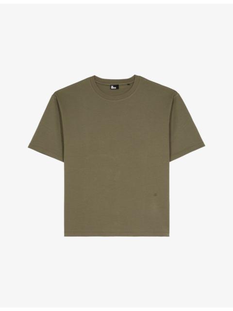 Crewneck Regular-Fit Short-Sleeve Cotton T-Shirt