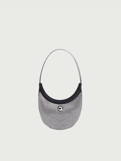 Crystal-Embellished Ring Swipe Bag