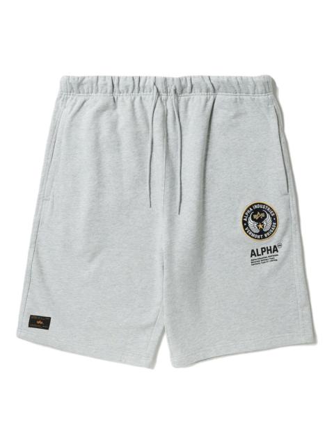 logo-patch shorts