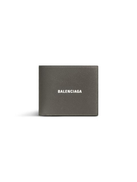 Men's Cash Square Folded Wallet in Kaki