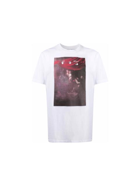 OFF-WHITE Regular Fit Caravaggio Painting T-shirt White