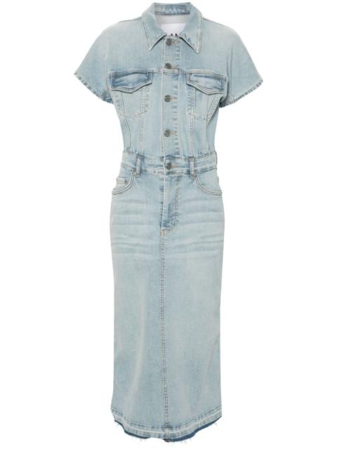 denim midi dress