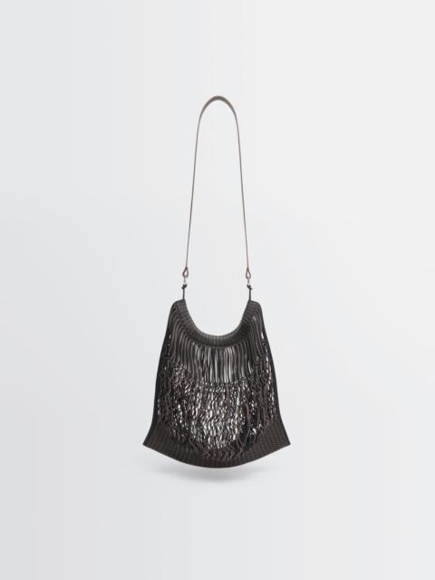 LARGE CROSSBODY FILT NET SHOPPING BAG