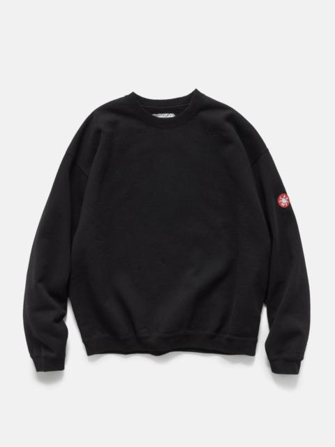 Solid Loose Crew Neck Black