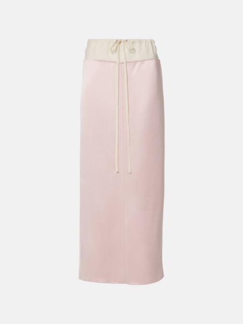 Chet satin maxi skirt