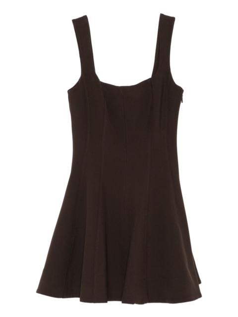 square-neck mini dress