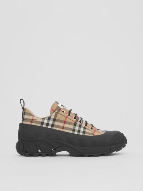 Vintage Check Cotton Arthur Sneakers