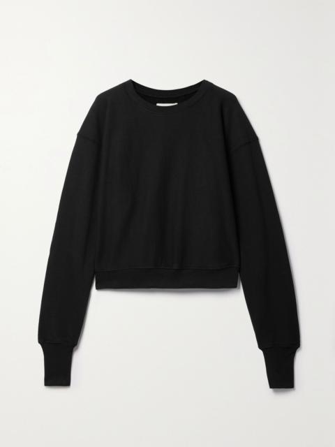 Ryder cotton-jersey sweatshirt Black
