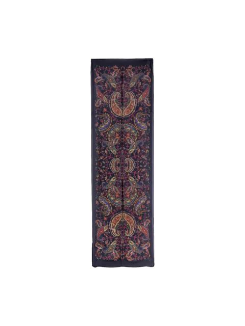 paisley-print scarf