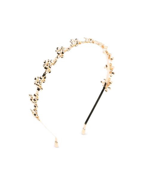 floral embellished hair headband