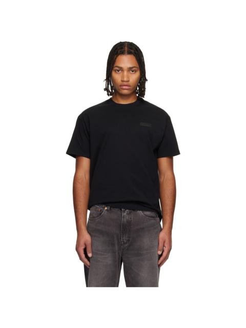 Black 'GIVENCHY' Patch T-shirt