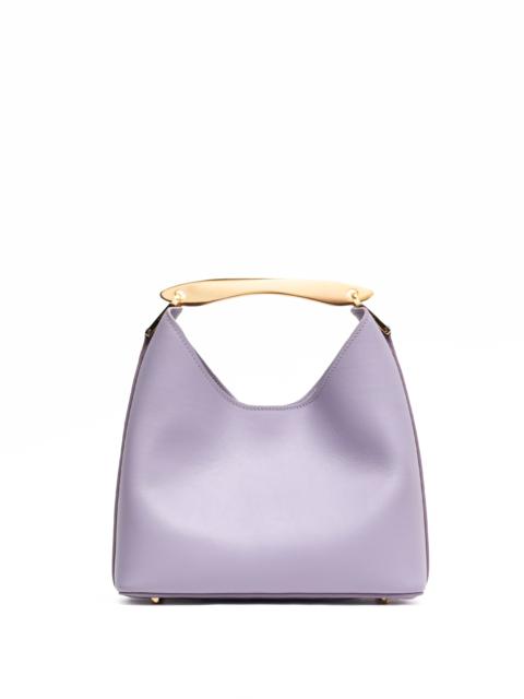 Small Boomerang Leather Lilac