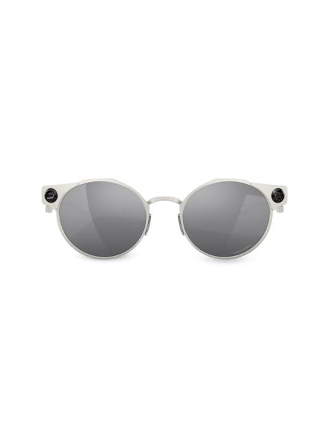 Deadbolt round frame sunglasses