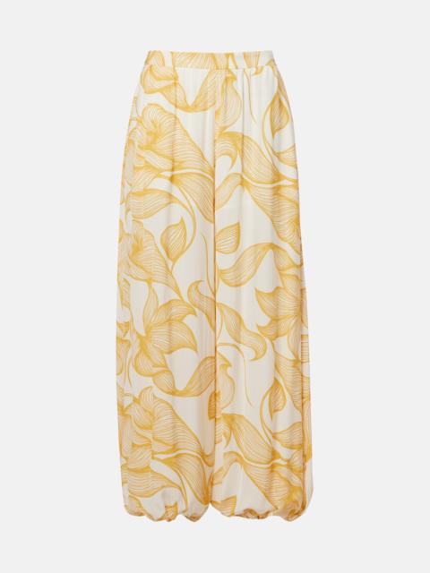 Printed balloon pants