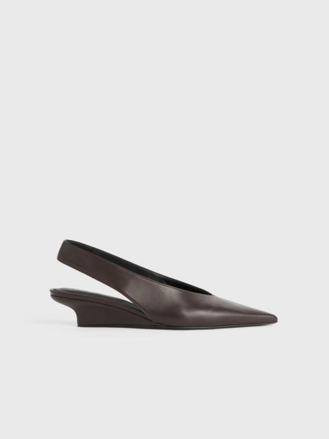The Wedge-Heel Slingback bark