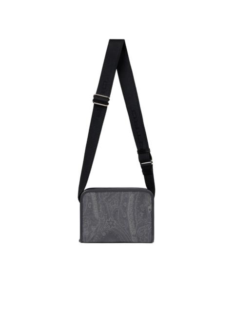 paisley-pattern messenger bag