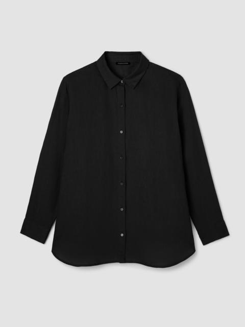 Organic Handkerchief Linen Classic Collar Shirt